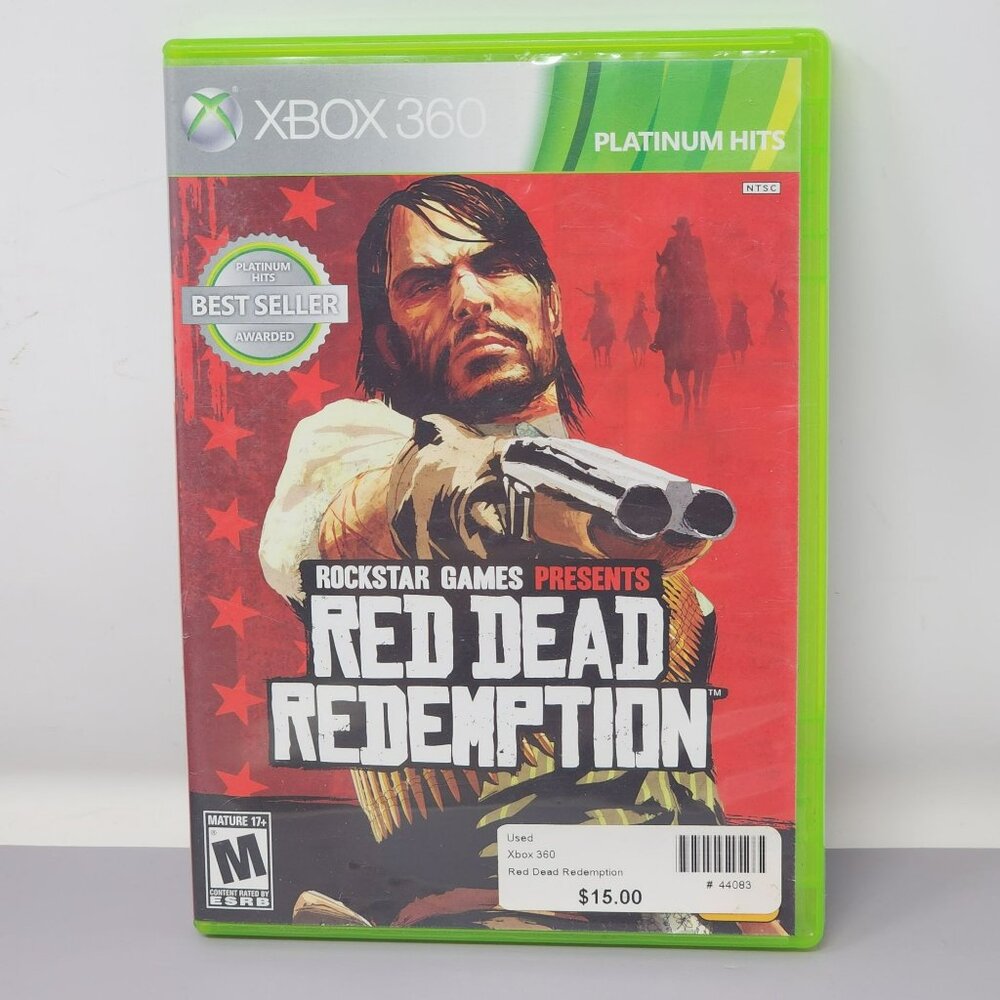 Red Dead Redemption‎ Xbox 360 Platinum Hits Edition Untested